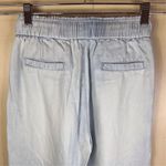 frame denim FRAME Super Drape Wide Leg Denim Drawstring Women's Chambray Pants Size Small‎ Photo 4