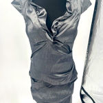 New‎ DJ Jazz metallic silver dress size 16 Photo 0