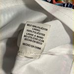 fab'rik  small sleeveless dress geometric print v neck tie front or back lined Photo 7