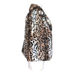 Vintage Chaus Faux Fur Leopard Print Snap Closure Winter Coat Women's Sz Medium Photo 3