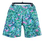 Lilly Pulitzer Ladies Blue Horizon Par Fection Golf Shorts size 0 Photo 6