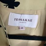 Jessa Kae butterfly kisses puff sleeves midi dress XS wedding guest‎ tuckernuck Yellow Photo 4