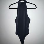 Lululemon  Wundermost Ultra-Soft Nulu Mockneck Sleeveless Bodysuit Black Large Photo 7