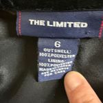 The Limited  VTG Black Sheer Overlay Skirt Paisley Floral Pattern 6 whimsygoth Photo 4