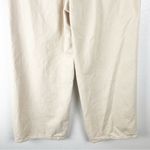BDG 100% Cotton Cream High & Wide Cropped Jeans, Size 32 Photo 7