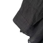 Vitamin A  NWOTS Playa Black Linen Oversized Shirt Dress size Small Photo 5