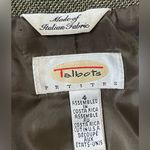Talbots Olive Green Heritage Preppy Wool Silk Blazer Photo 9