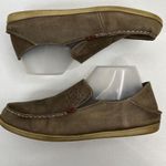 Olukai  Nohea Nubuck Sz 9.5 Shoes Brown Drop In Heel Casual Slip On Loafer Womens Photo 3
