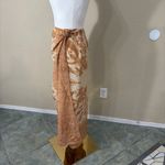 Anne Klein Skirt Womens 100% Silk Paisley Long Faux Wrap Sz 2 Boho Flowy Greece Photo 5