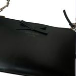 Kate Spade  New York Declan Bow Sawyer Street Crossbody Bag Black Leather Photo 2