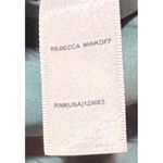 Rebecca Minkoff Colorblock Fleece Pullover Jacket XXS Teal Cream Pink Snap Neck Photo 7