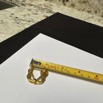 Frame Gold Tone / Enamel Red Rose Flower Christmas Holiday Brooch Pin Photo  Photo 5