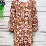 Mustard Seed Long Sleeve Casual Boho Shift Dress Size Medium Photo 0