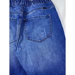 KanCan Jeans Womens 5/26 High Rise Distressed Mom Denim‎ Blue Elastic Waist Photo 8