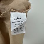 Lulus  Sleek and Sweet Champagne Satin Cutout Backless Slip Midi Dress XL NWT Photo 6