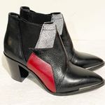 Diesel  Size 36/6 Multicolor Leather Mannis Star Point Toe Block Heel Photo 2