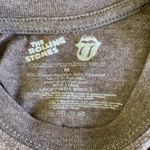 Vintage Rolling Stones Graphic Concert Tee Brown Tiny Tee Baby Tee Shirt Sz M Size M Photo 3