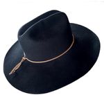 Lack of Color NWT  The Ridge Black Felt Hat Size Small 55CM Photo 3