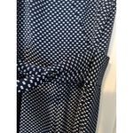 Long Tall Sally navy and white sleeveless pant romper US 8 39" inseam Blue Photo 3