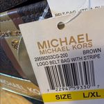 Michael Kors Dark Brown and Gold Belt Bag Photo 6