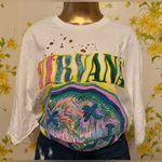 Nirvana Distressed T-shirt Dress white size S/M Photo 6