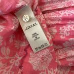 The Great Whipstitched plumeria cotton midi Maxi floral dress pink Small Photo 12