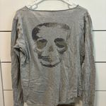 Zadig & Voltaire  Tunisien Camp Rhinestone Skull Long Sleeve Cotton Top Photo 2