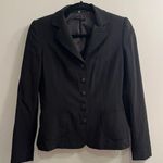 Elie Tahari  Black Wool Fitted Blazer Jacket W/ detailed bottons Size 6 Photo 0