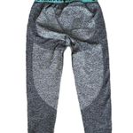 Gymshark Women’s Flex Cropped Low Rise Stretch Capri Leggings Charcoal Teal S Photo 4