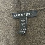 Eileen Fisher  Brown Lightweight Boiled Wool shawl collar longline vest Photo 7