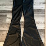 Vibrant Miu Flare Leather Pants Photo 0
