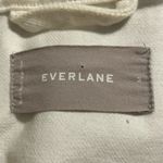 Everlane Women's Denim Jacket Medium off-white Button-Up Casual Short Fall Photo 3