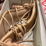 Nasty Gal Faux Leather Strappy Cone Heels Photo 2