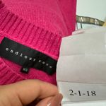 Endless Rose  Sweater Womens X Small Hot Pink Love Cropped Knit Pullover Photo 6