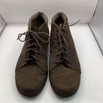Munro  Ankle Suede Boots brown booties lace size 7.5M comfort shoe women’s Photo 1