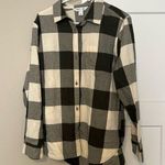 Old Navy White and Green Long Sleeve Button Down Shirt Photo 0