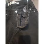 Harley Davidson Jeans Women Size 8 Black Straight Leg Denim Embroidered Logo Y2K Photo 4