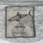 Delray Beach Florida Womens Medium Hoodie Distressed Shark Flower Hoodie Gift Gray Photo 8