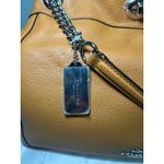 Coach Edie 31 Pebbled Leather Shoulder Bag Chain Strap Caramel NWT 36855 Photo 1