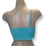 Zuliana Size Large Teal Vintage Lace Top. Made in Brazil. New With Tags. Blue Photo 2