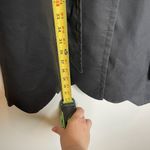 Kate Spade X Florence Broadhurst Black Scalloped Hem Trench Coat Size 2 Photo 7