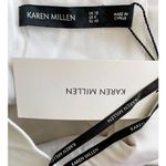 Karen Millen  floral print crisscross strap halter stretch cotton dress size 8 Photo 4