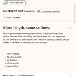 J.Crew  Cotton poplin long boxer short in stripe Photo 1