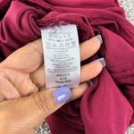 Oh Polly ‎ Dark Red Ruched Bodycon Mini Dress Sleeveless Homecoming Party US 2 Photo 3