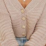 Verge Girl A Light Purple Cropped Sweater  Photo 0