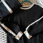 Black and White Tracksuit Set, Loose Fit Size undefined Photo 2