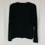Kathie Lee Collection Kathie Lee | Vintage Black Rose Beaded Acrylic Button Cardigan Sweater L Photo 3