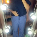 Cherokee Ciel Blue Scrub Bottoms Photo 0