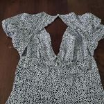 SheIn Black and white polka dots dress size medium by Photo 4