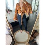 Sunrise to Moonshine Women’s M/L Crystal Beaded Festival Wrap Top Size M Photo 3